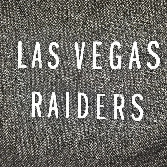 Las Vegas Raiders Black and Tan Travel Tote - Picture 2 of 6
